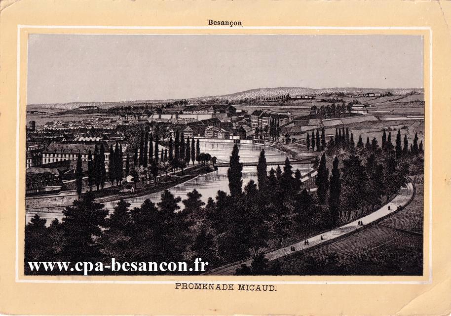Besançon - PROMENADE MICAUD.
